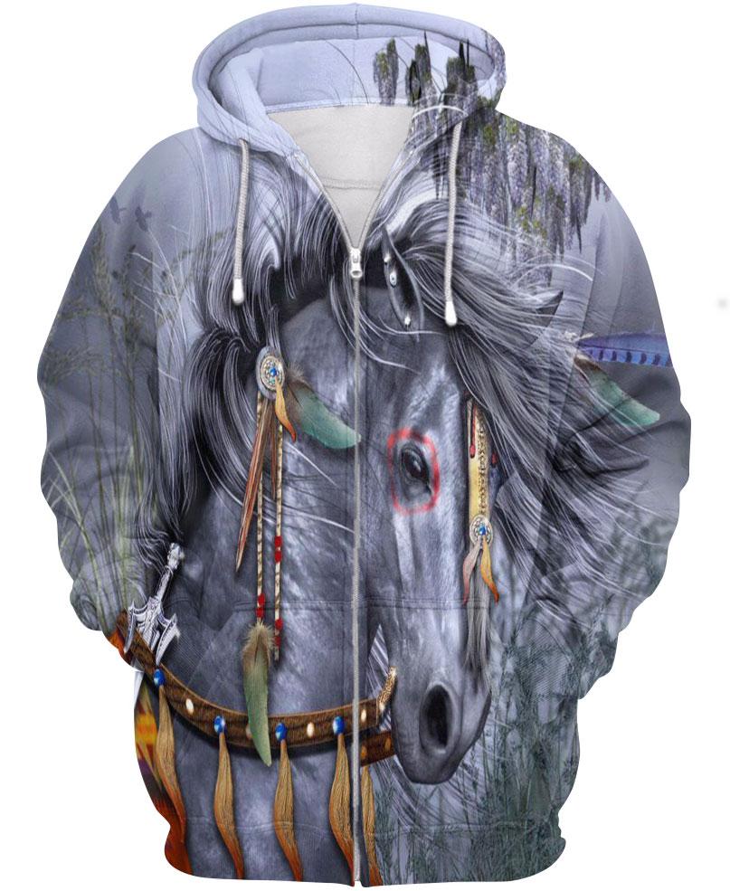 Native American Sadness Of Horse