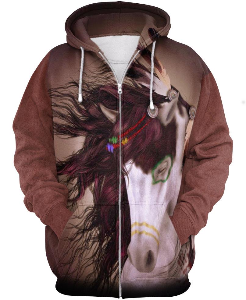 Native American Horse Gray