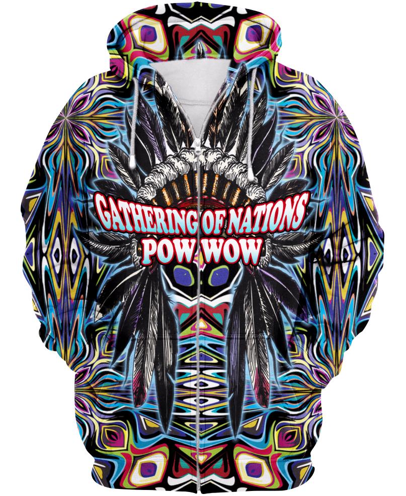 Native American Gathering Of Nations Colorful