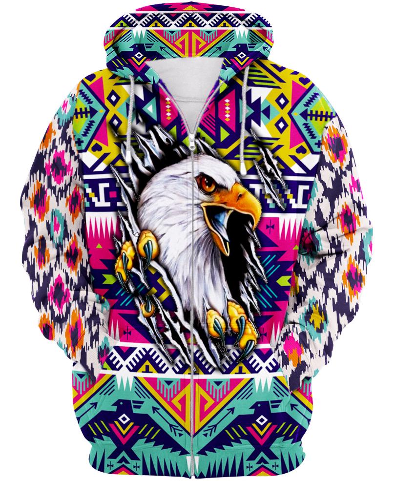 Native American Eagle Multi-Color