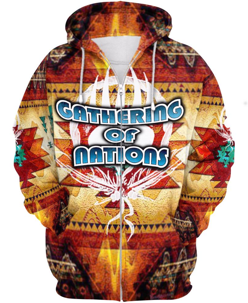 Native American Gathering Of Nations Pattern