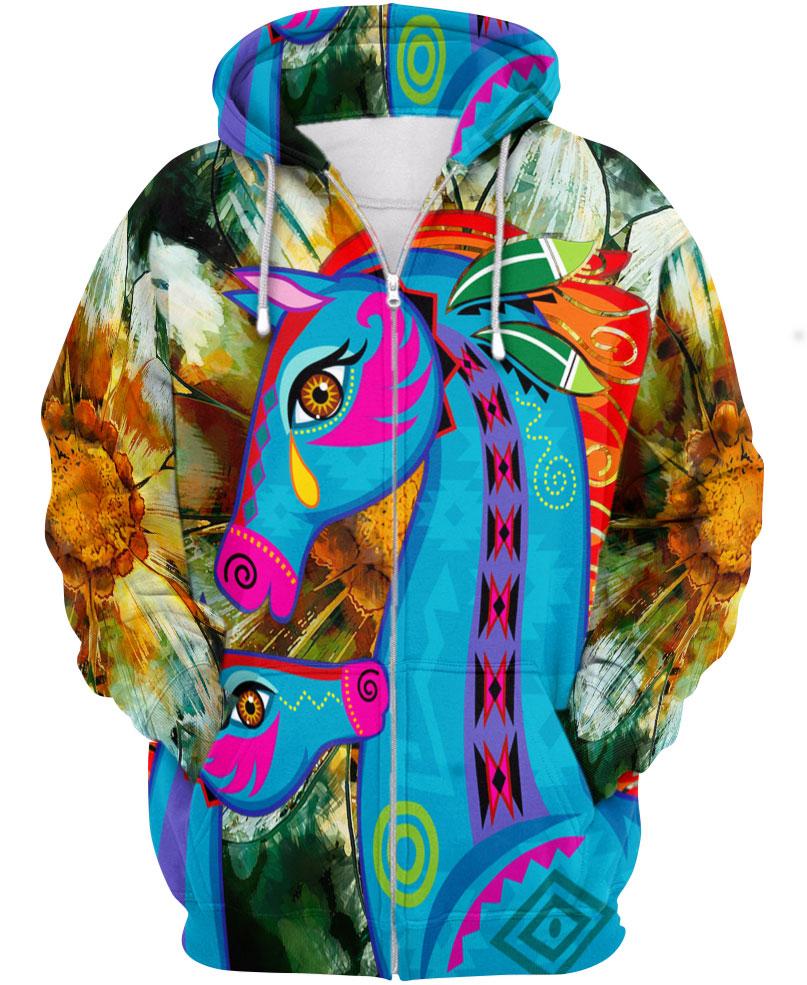 Native American Horse Multi-color