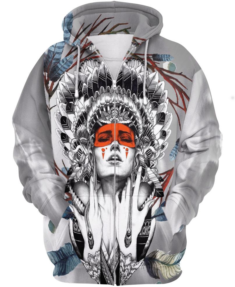 Native American White Indian