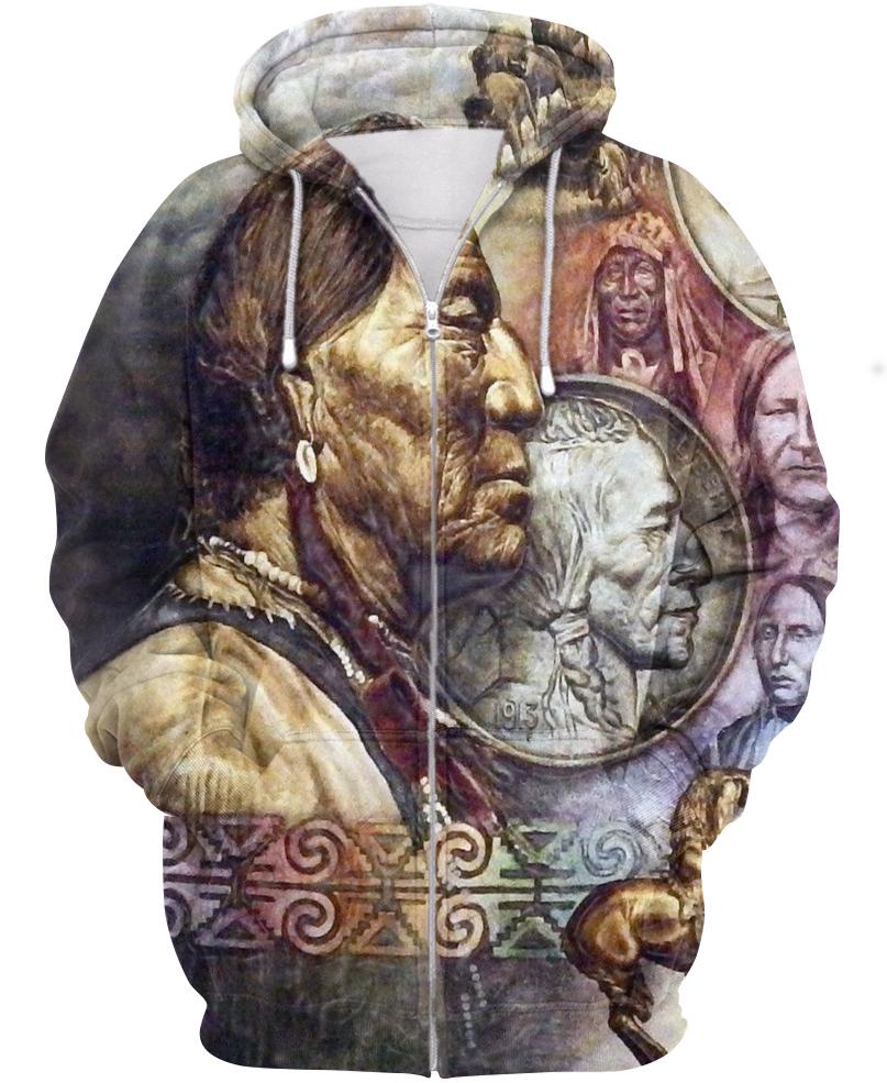 Native American Indian Chiefs Art Carving