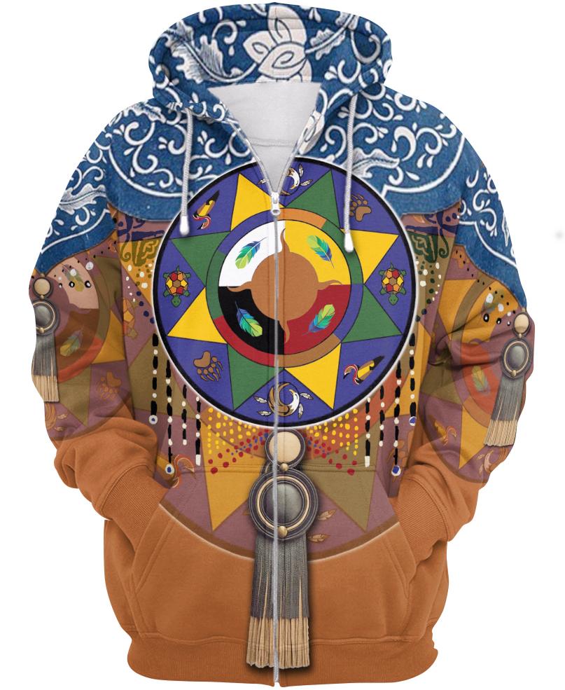 Native American Round Shape Traditional