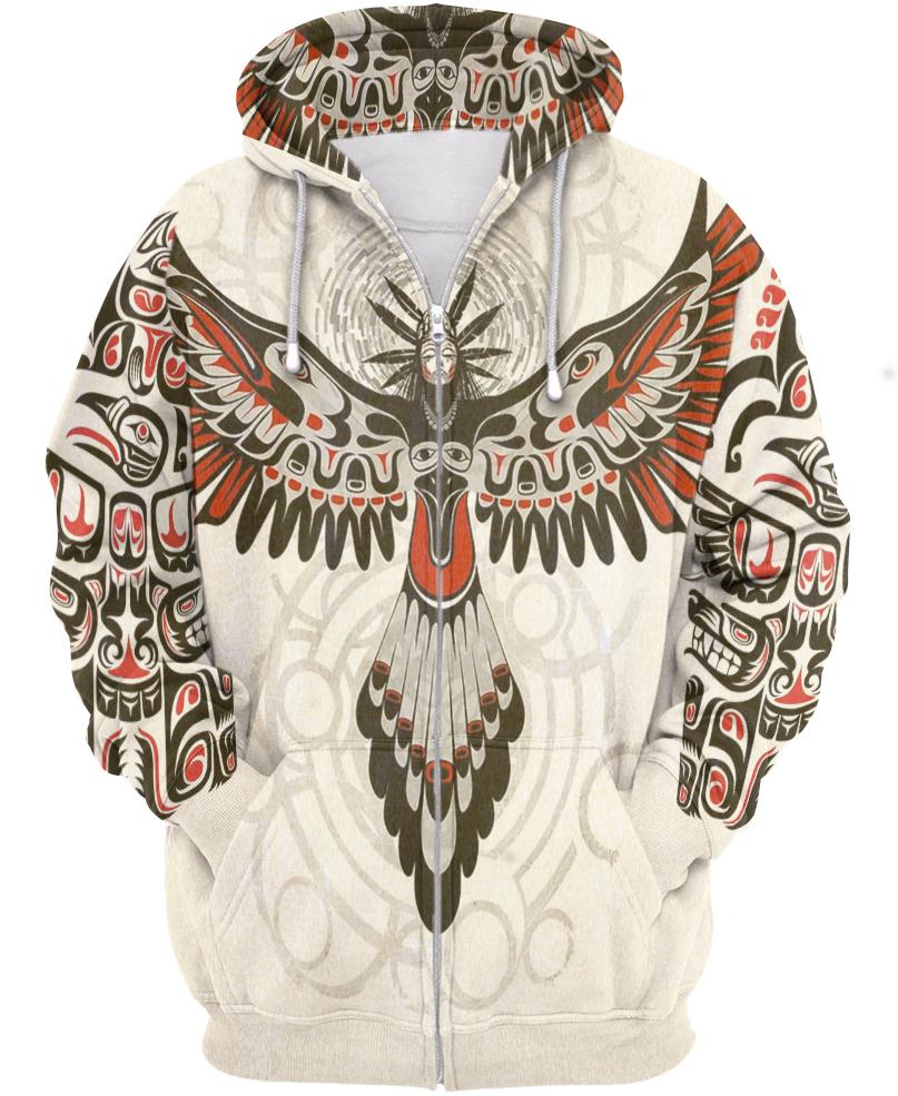 Native American Woman And Eagle