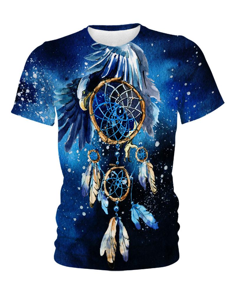 Native American Galaxy Blue Eagle
