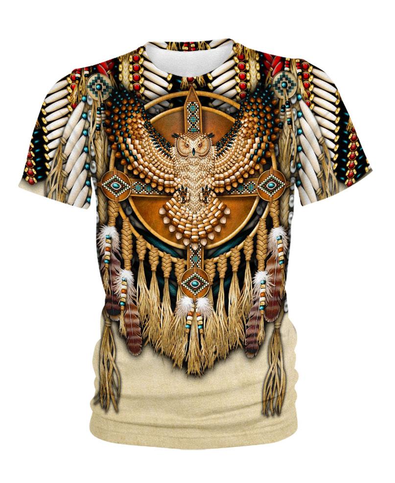 Native American Eagle and Cross