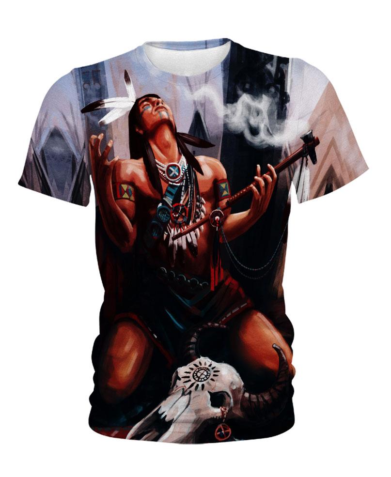 Native American Indian Chief Buffalo Skull