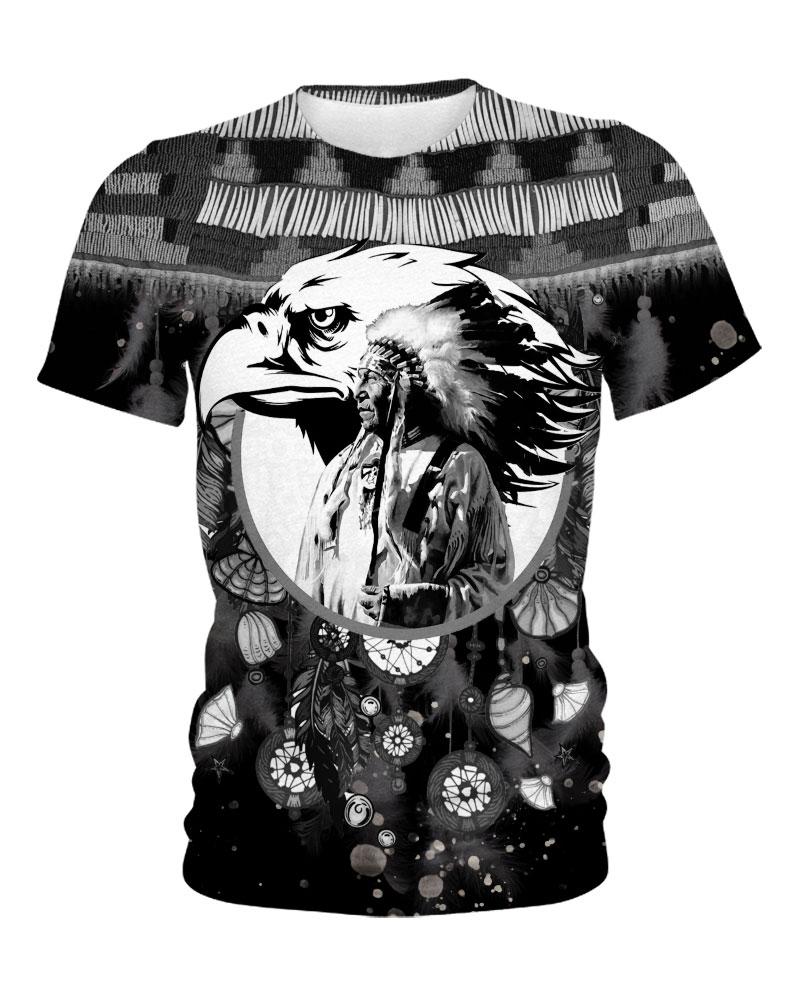 Native American Indian Chief & Eagle