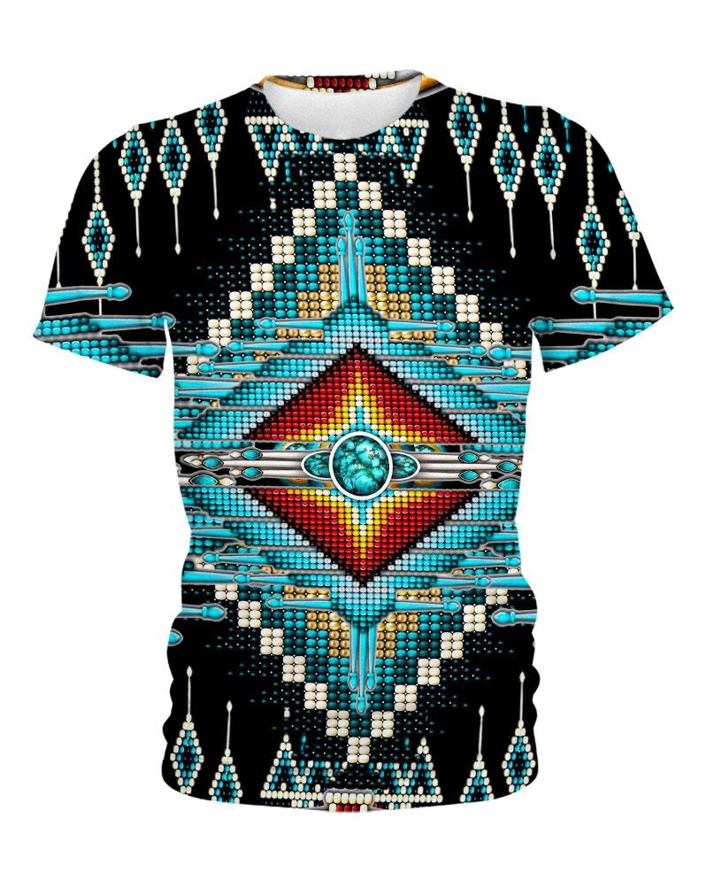 Native American Blue Pattern