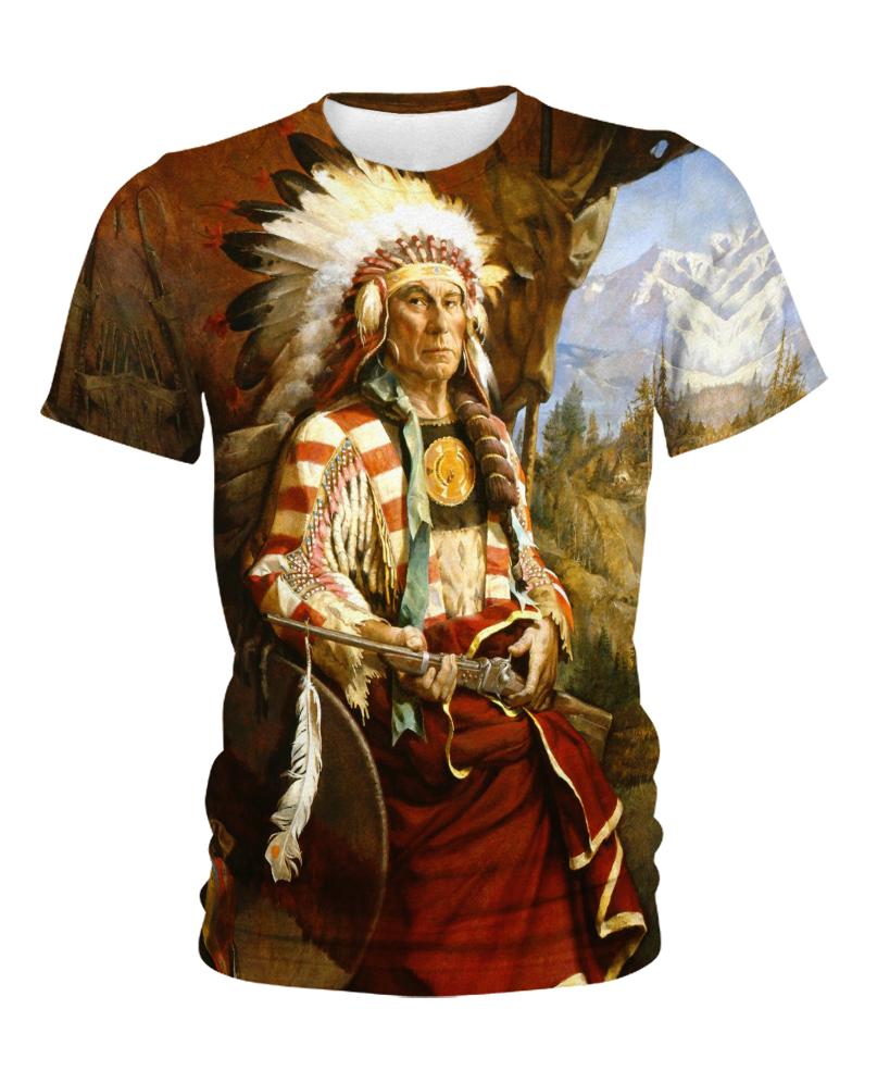 Native American Prairie Indian Chief