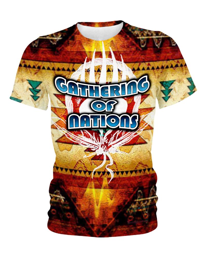 Native American Gathering Of Nations Pattern
