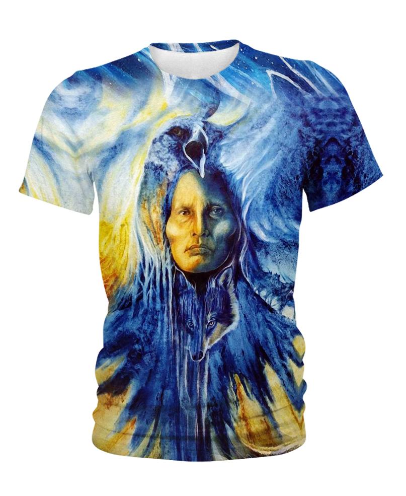 Native American Chief Wolf Eagle