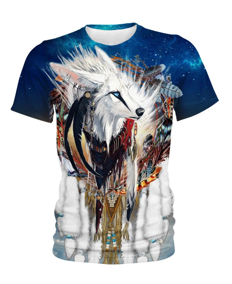 Native American Wolf Angle