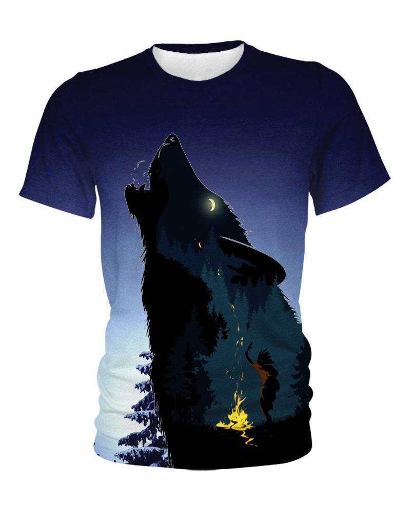 Native American Wolf Dreamcatcher