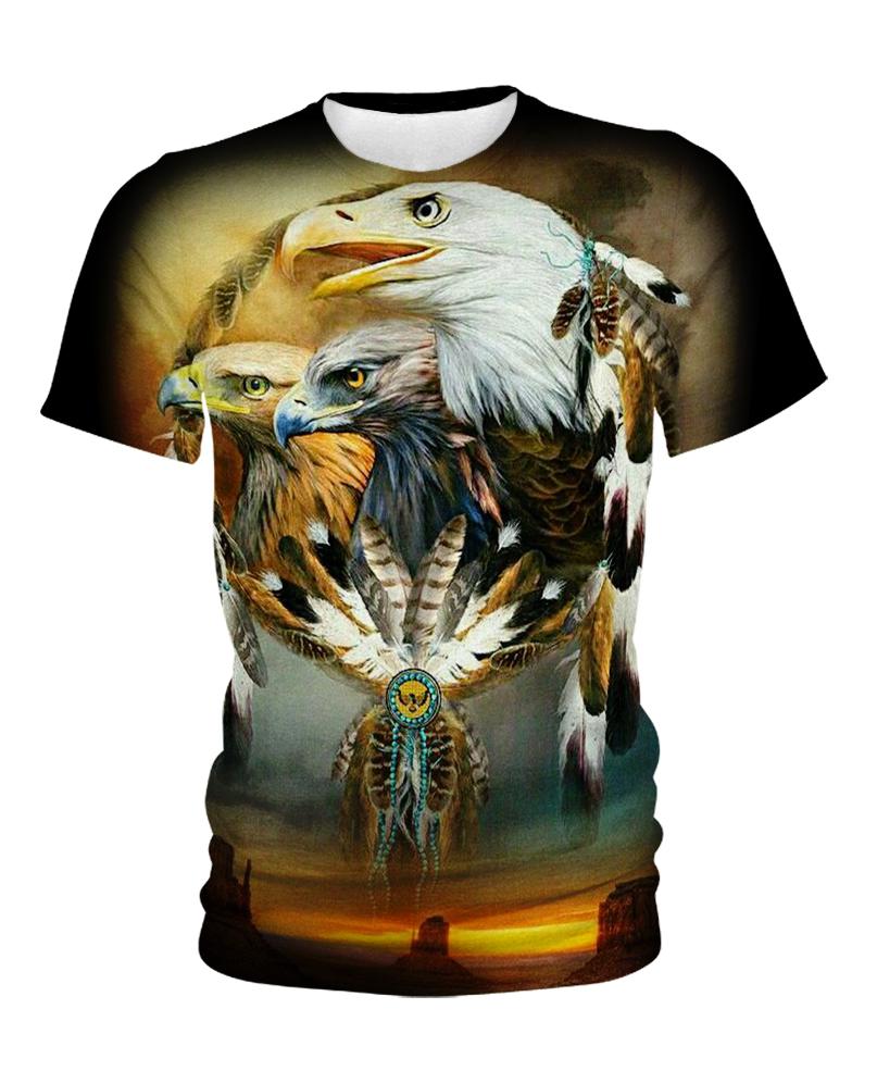 Native American Three Eagles