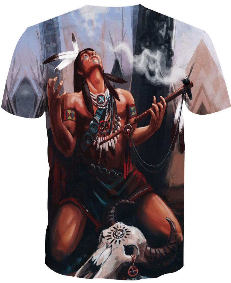 Native American Indian Chief Buffalo Skull