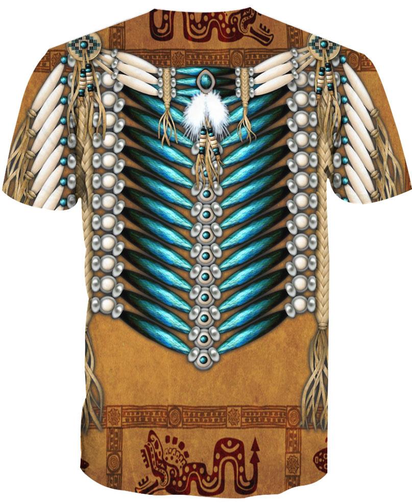 Native American Pattern Eagle Brown