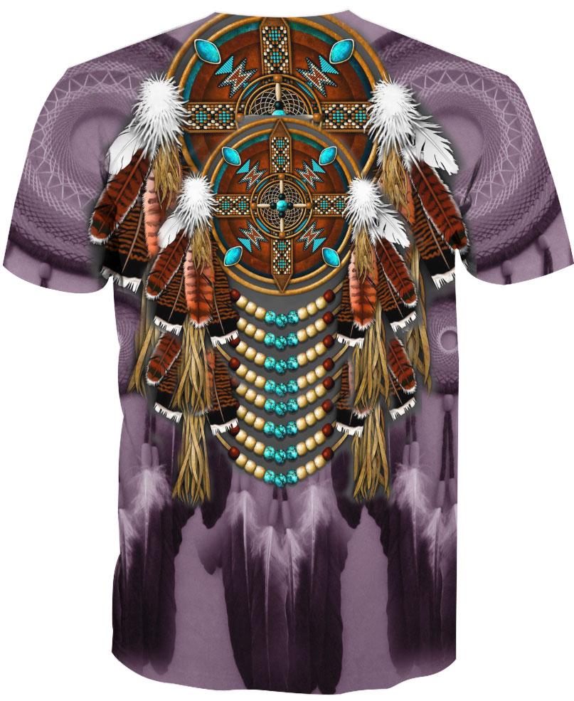 Native American Feathers Purple