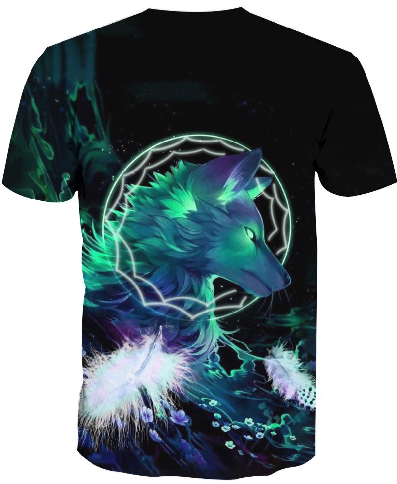 Native American Wolf & Dream Catcher
