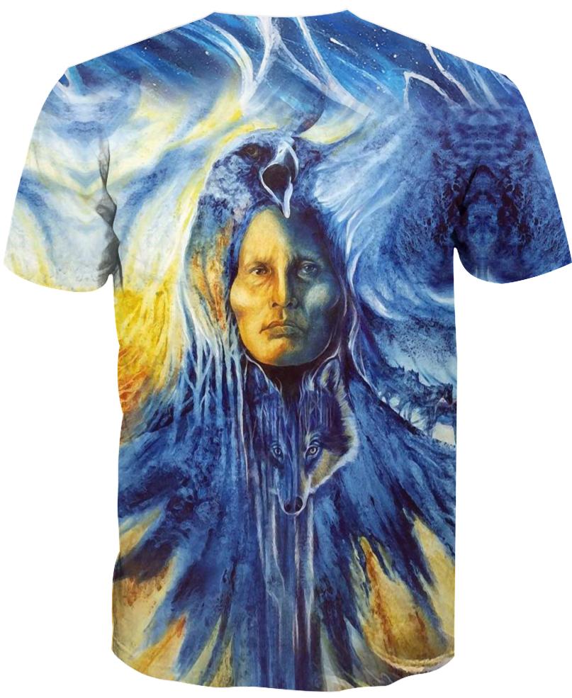 Native American Chief Wolf Eagle