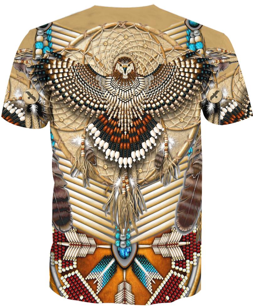 Native American Yellow Eagle Motif