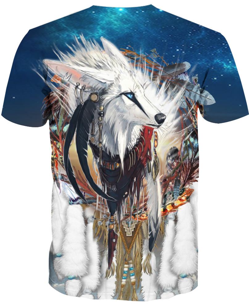 Native American Wolf Angle