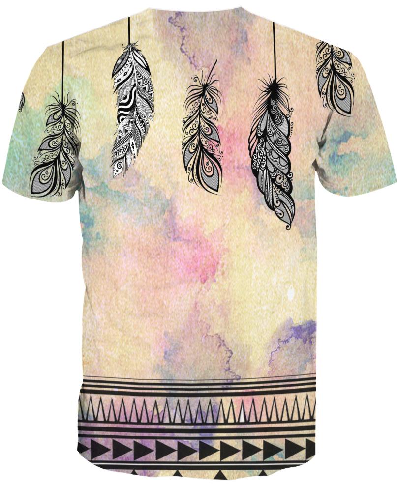 Native American Feathers Pastel