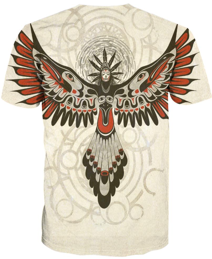 Native American Woman And Eagle
