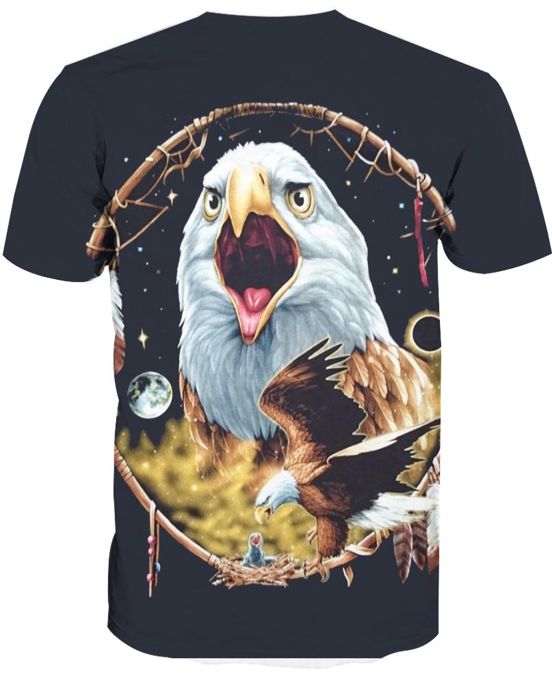 Native American Eagle And Black