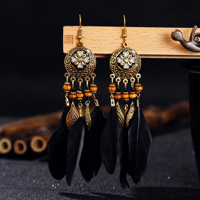 Earrings for Women Trend Boho Vintage Tassel Earrings