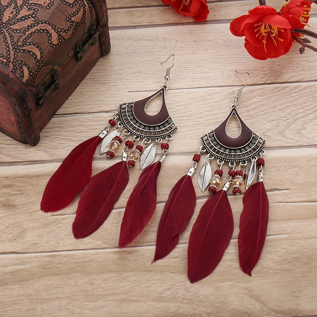 Earrings for Women Trend Boho Vintage Tassel Earrings