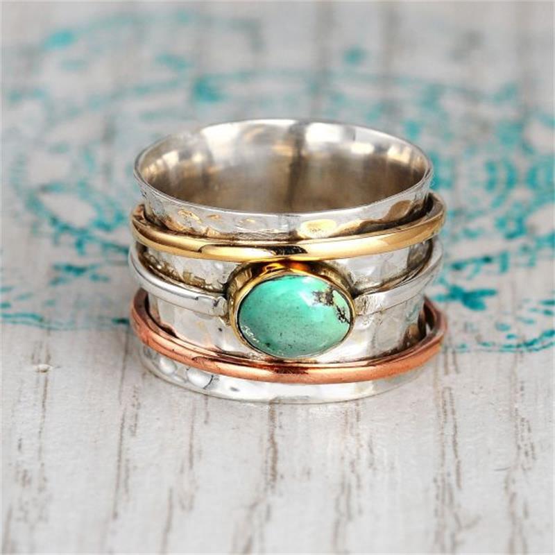 Natural Turquoise Stone Ring