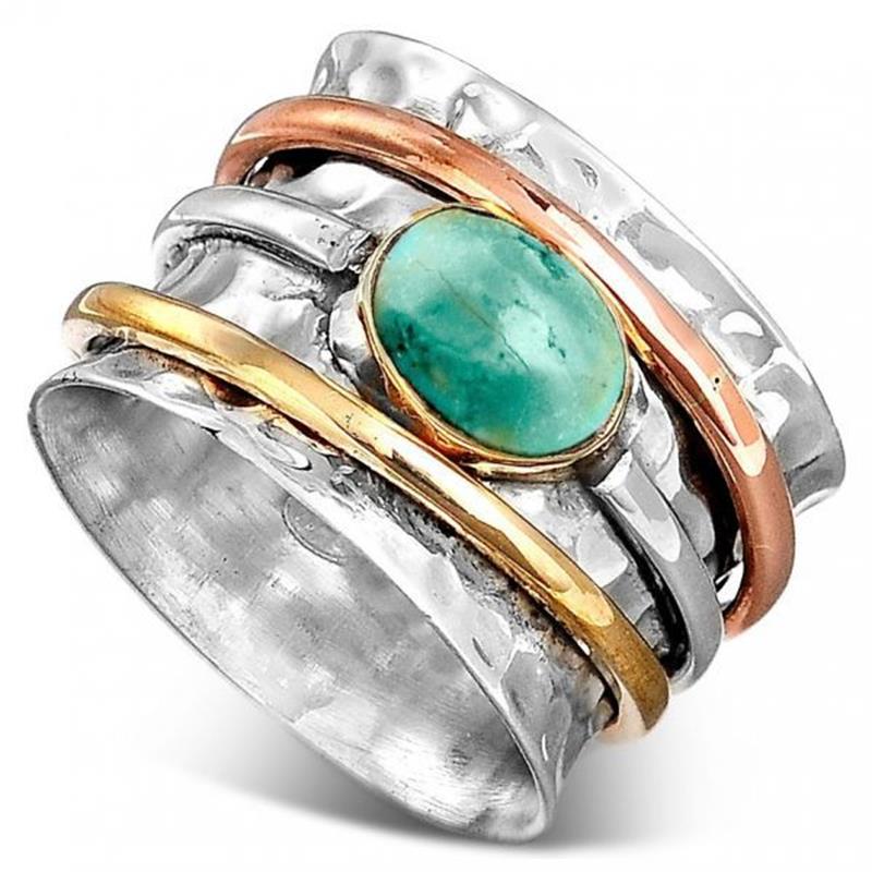 Natural Turquoise Stone Ring