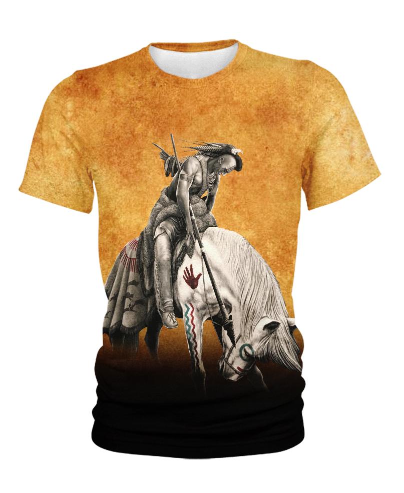 Warrior On The White Horse Native American