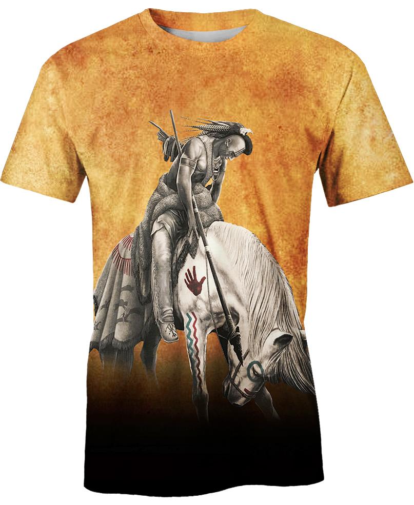 Warrior On The White Horse Native American