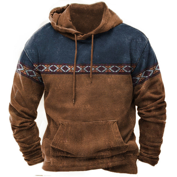 Men's Aztec Vintage Hoodie