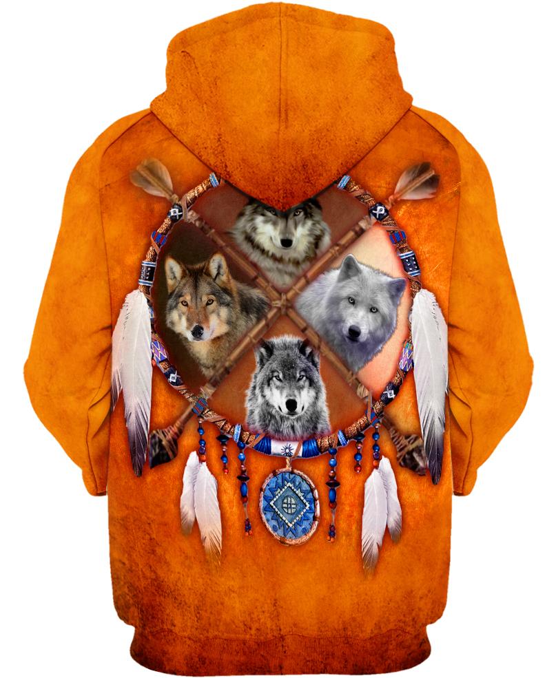 Native American Four Wolfs