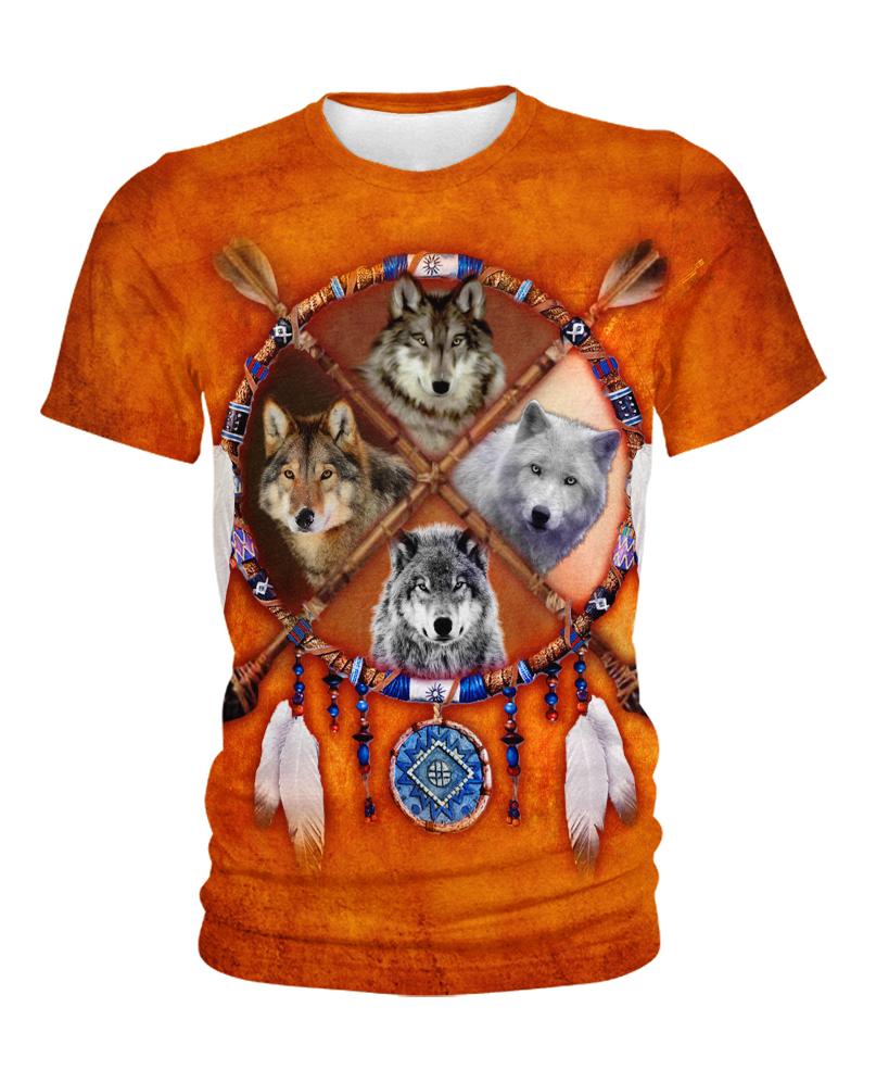 Native American Four Wolfs