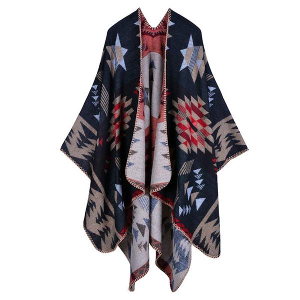Native American Pattern Pancho
