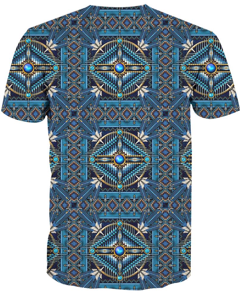 Native American Connecting Pattern Turquoise