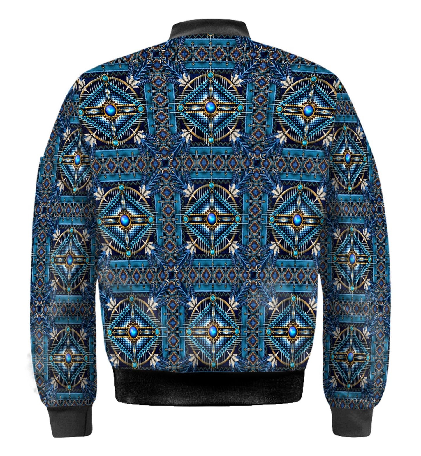 Native American Connecting Pattern Turquoise