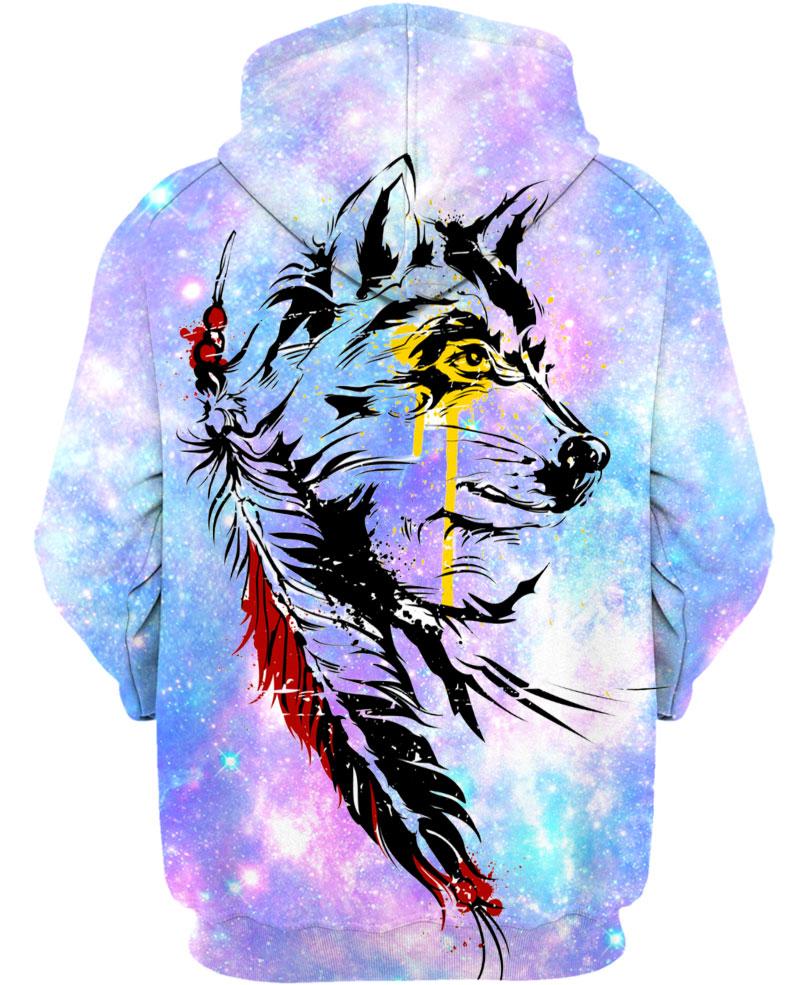 Native American Yellow Eyes Wolf