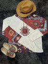 Aztec Pattern Hoodie - Female