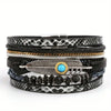 Leather Ethnic Bracelent