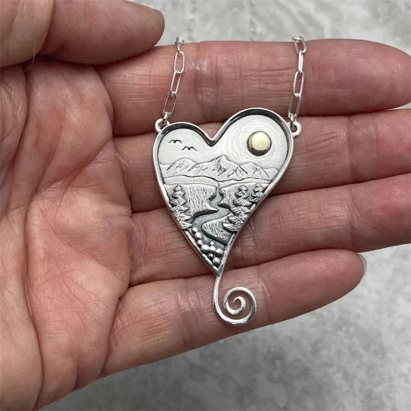 Mountain & Rivers Necklace