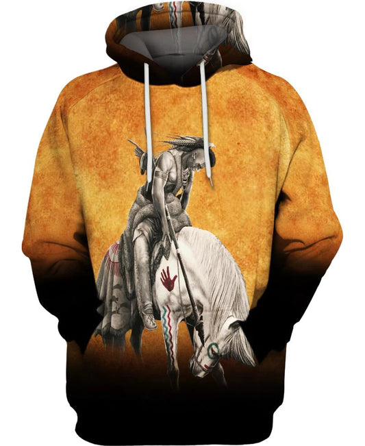 Warrior On The White Horse Native American