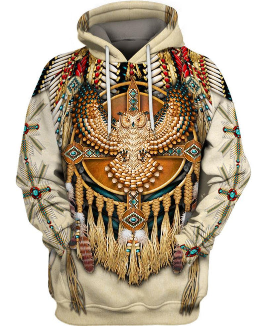 Native American Eagle and Cross