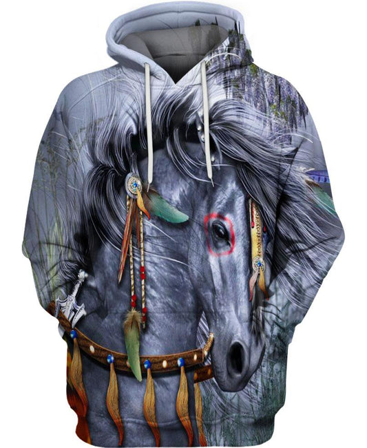 Native American Sadness Of Horse